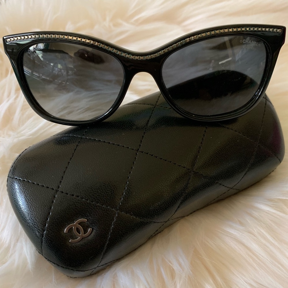 Polarized Chanel Cat-eye Sunglasses